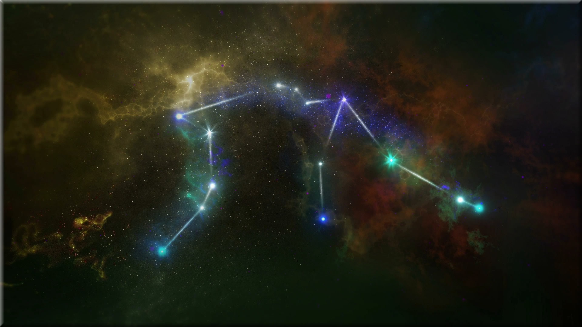 The age of aquarius constellation