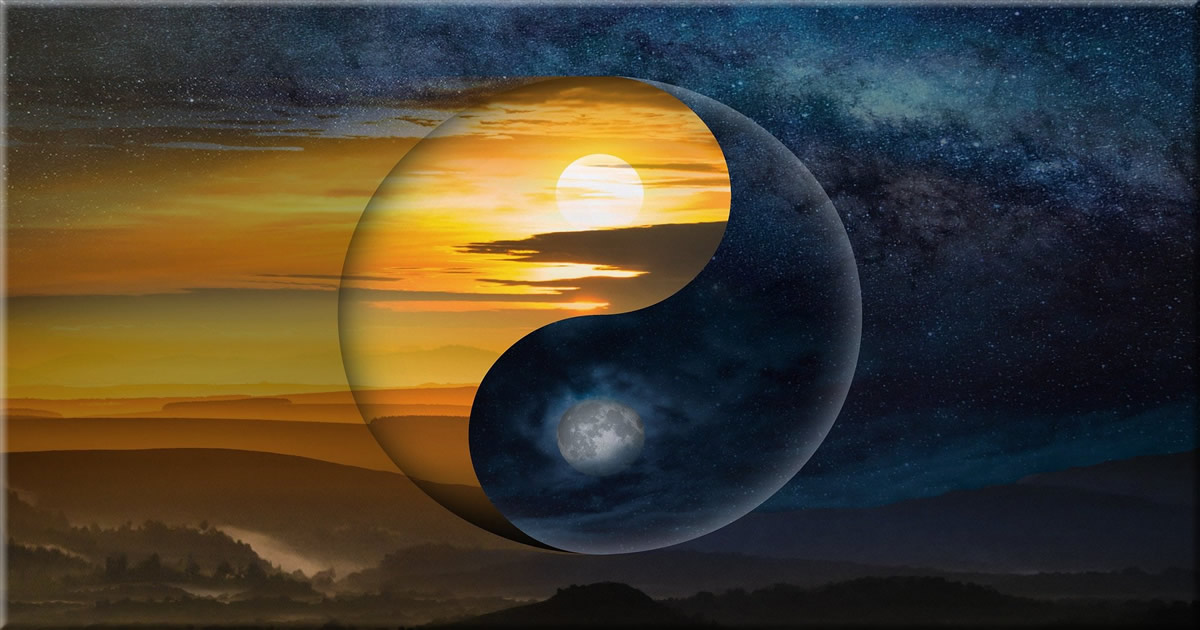 yin yang simbol of the karma effect