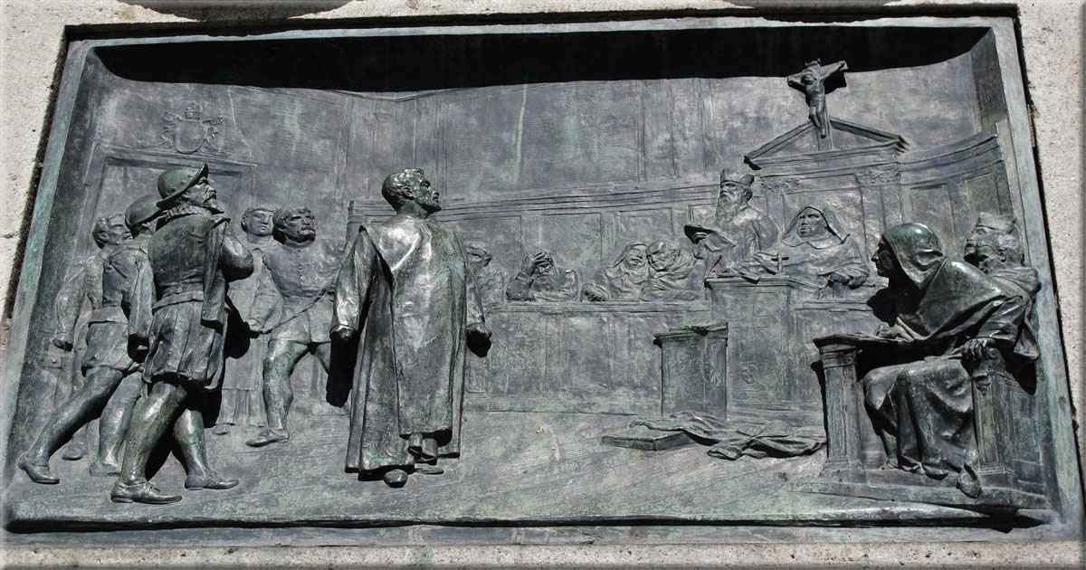 The trial of Giordano Bruno