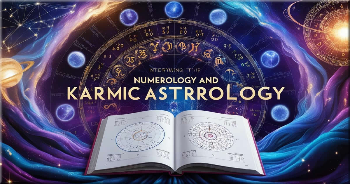 Use of numerology and astrology to healing karma