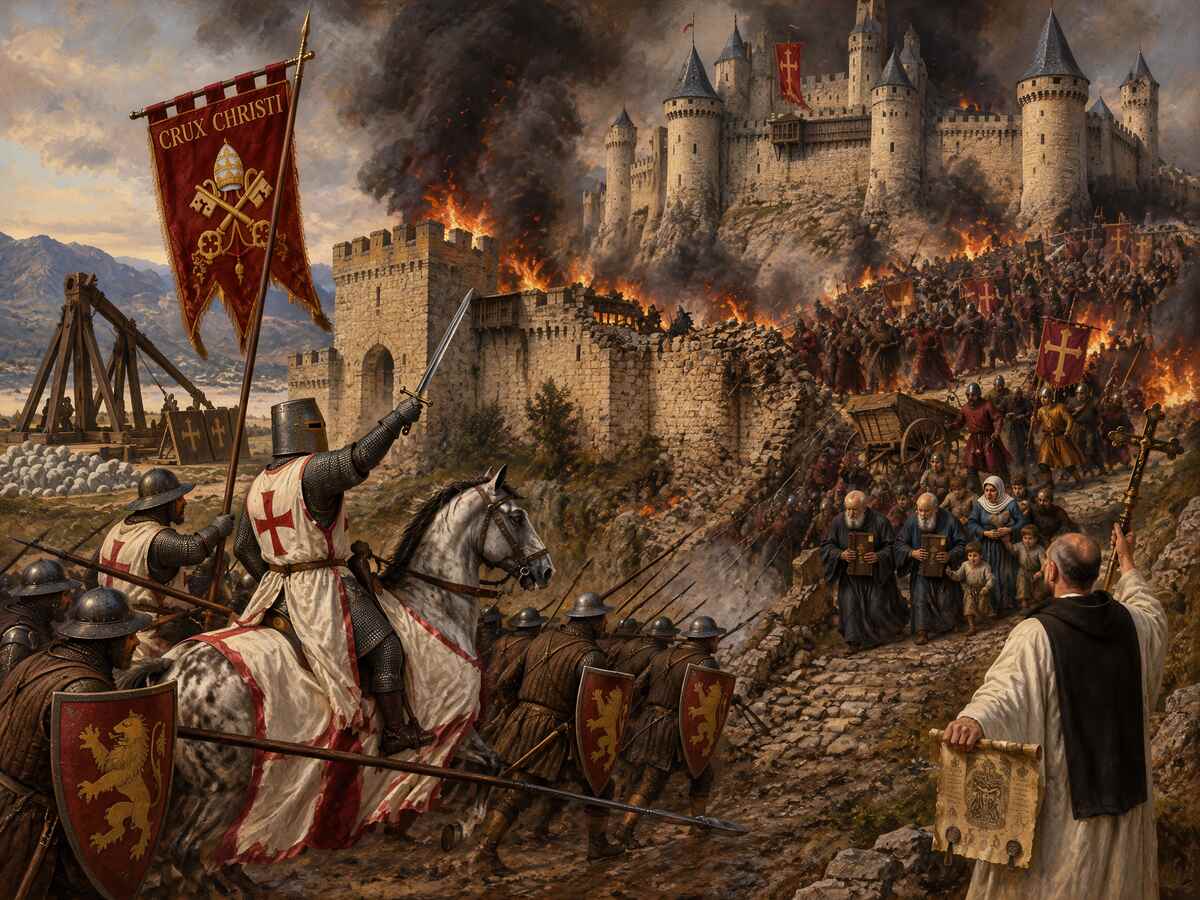 Faith And Conflict: The Catholic Massacre Against The Cathars