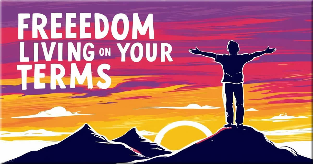 Breaking free from corporate system and Living on Your Terms