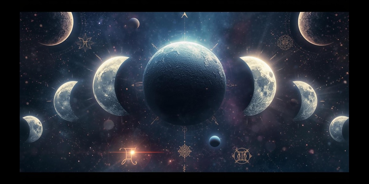 Moon phases inflence in astrology