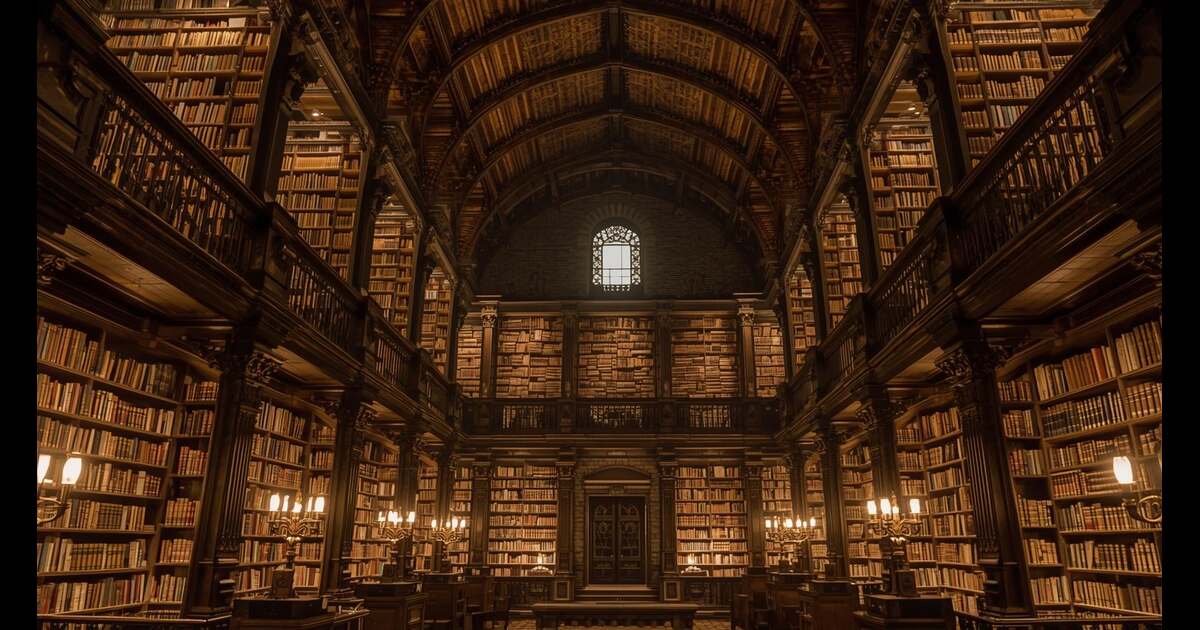 The inside style of Library Of Alexandria