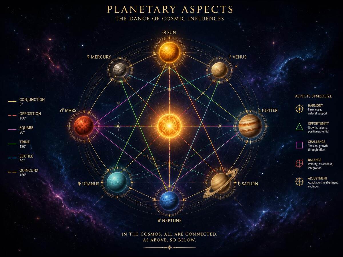 Understanding Planetary Aspects In Astrology