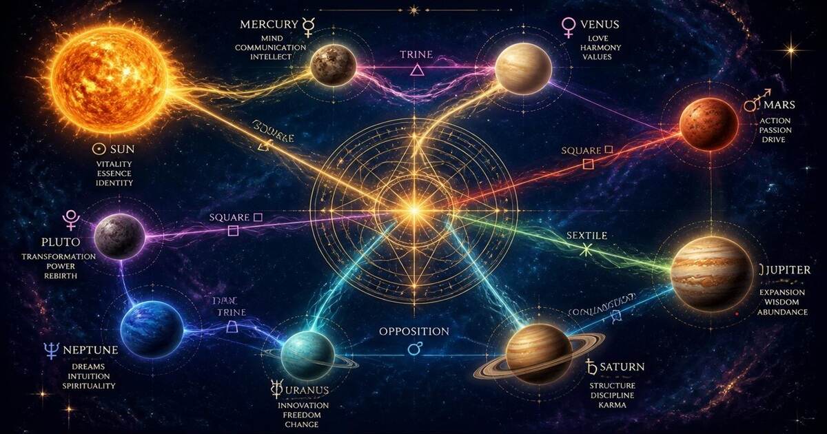 Positive and Negative Aspects in astrology