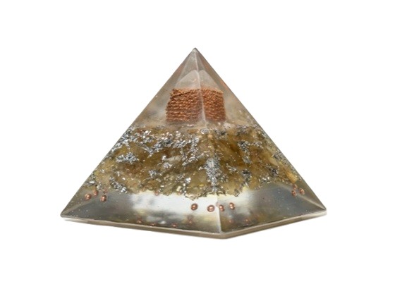 Aztec Yellow - Orgonite Pyramid